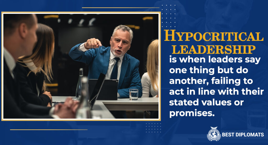 hypocrite examples that erode trust and credibility