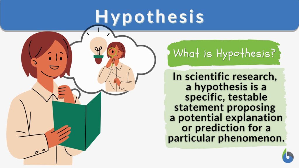hypothesis in biology examples for scientific research