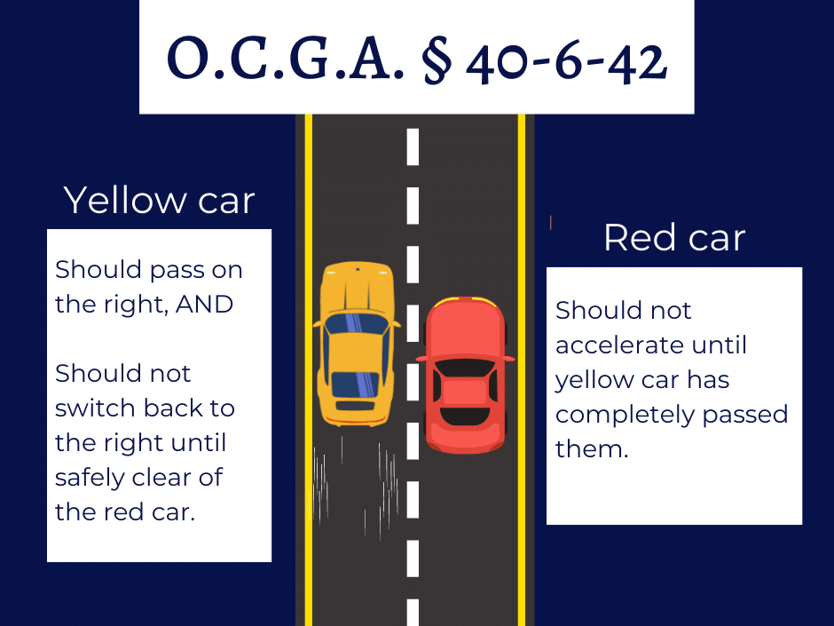 illegal passing key areas to avoid on the road