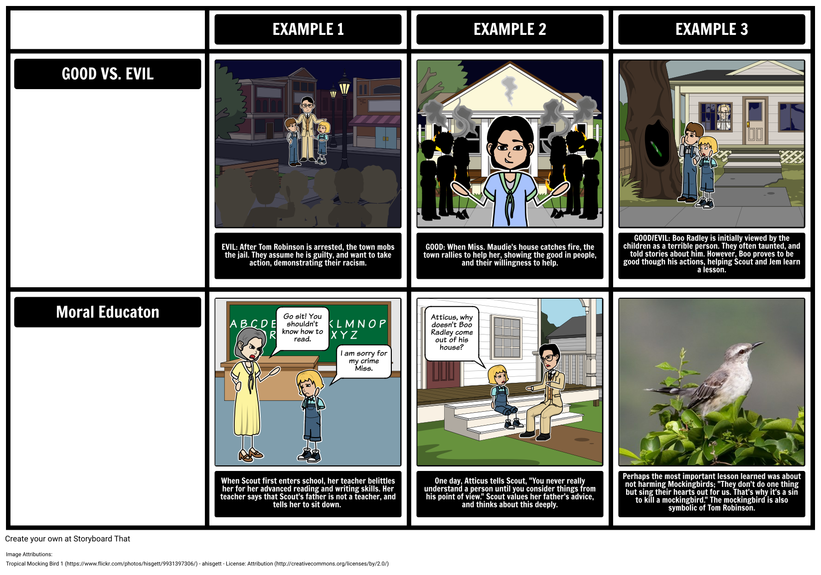 imagery in to kill a mockingbird key examples