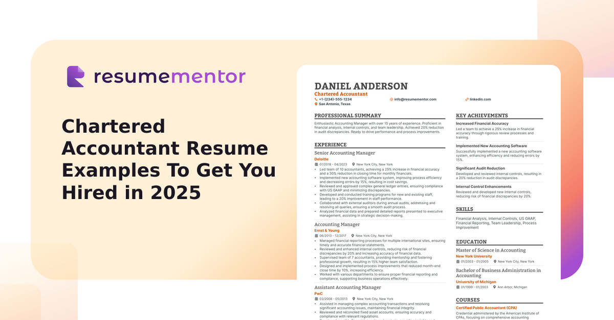 impressive accounting resume examples to land your dream job