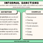 Informal Sanction Examples and Their Impact informal sanction examples and their impact