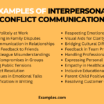 interpersonal conflict examples to learn from