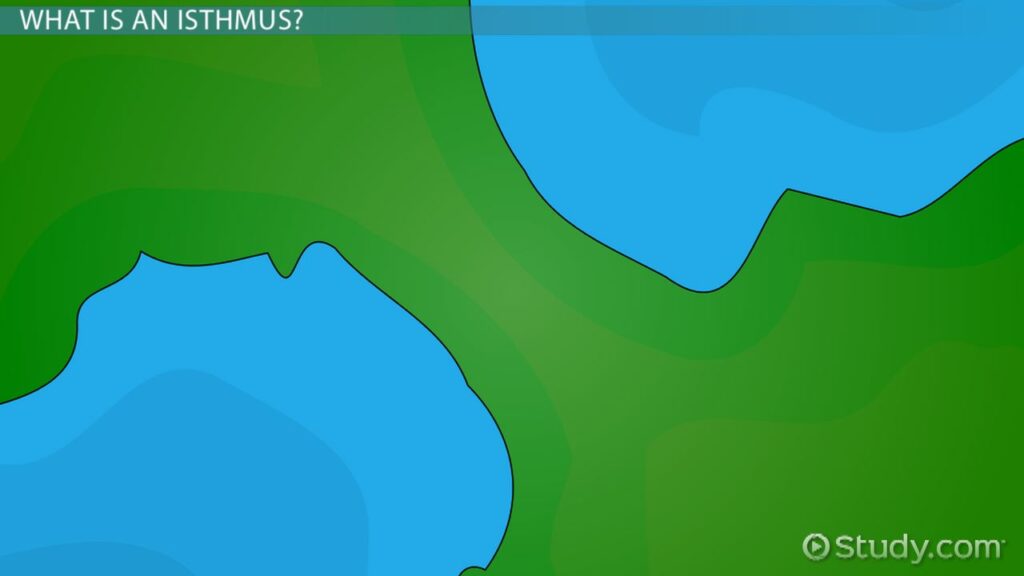 isthmus examples and their economic significance