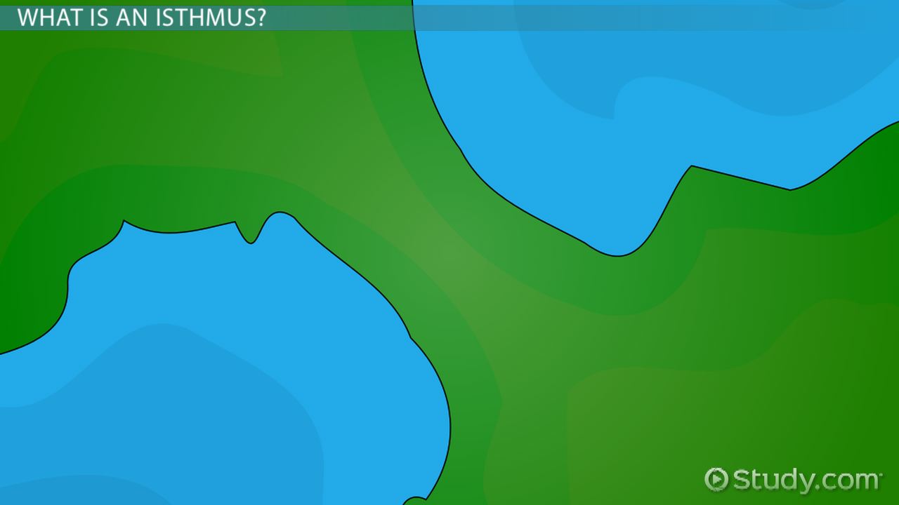 isthmus examples and their economic significance