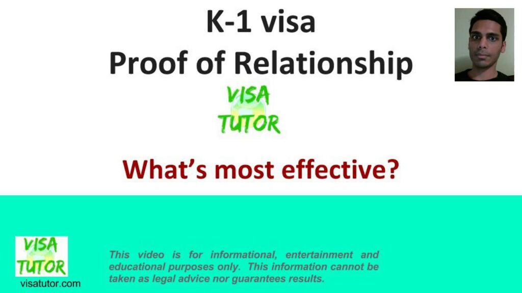 k1 visa proof of relationship examples you need