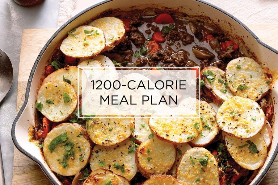 meal ideas for 1200 calories a day
