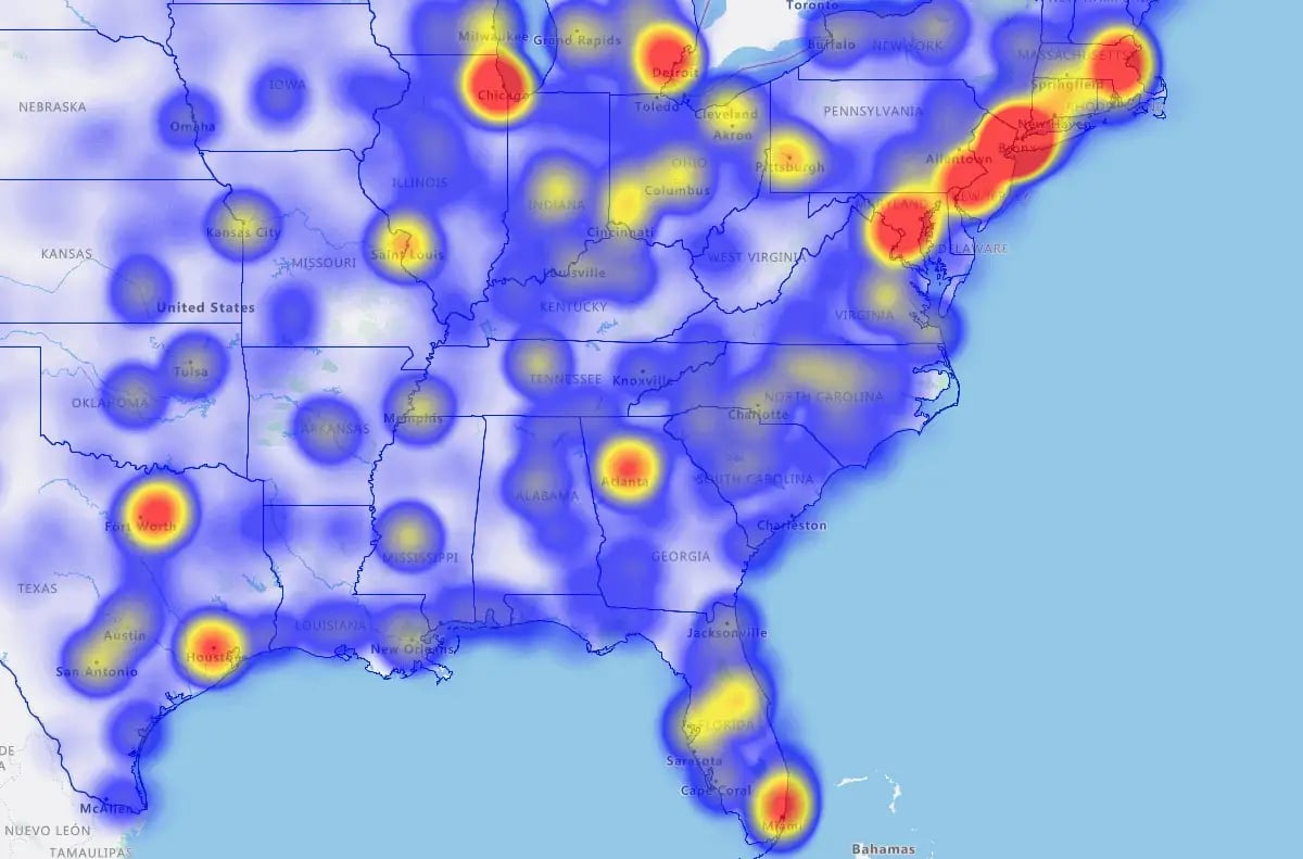 thematic maps population voting district examples