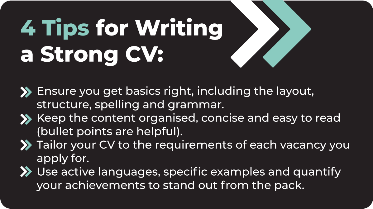 tips for crafting a good cv example that stands out