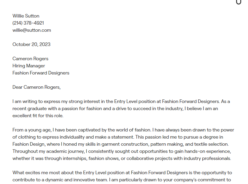 tips on how to write a cover letter with no experience