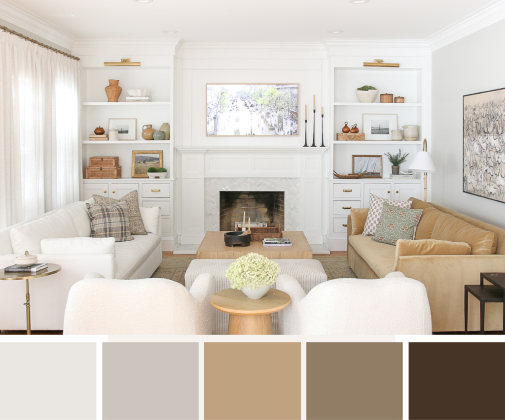 vibrant examples of an autumn color palette for your space