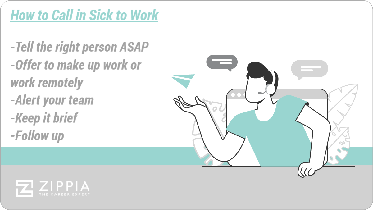 ways on how to call in sick professionally